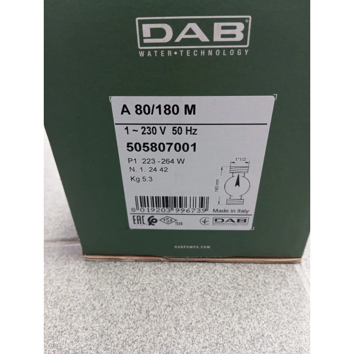 Циркуляційний насос DAB A 80/180 M — Купити в Одесі, ціна
