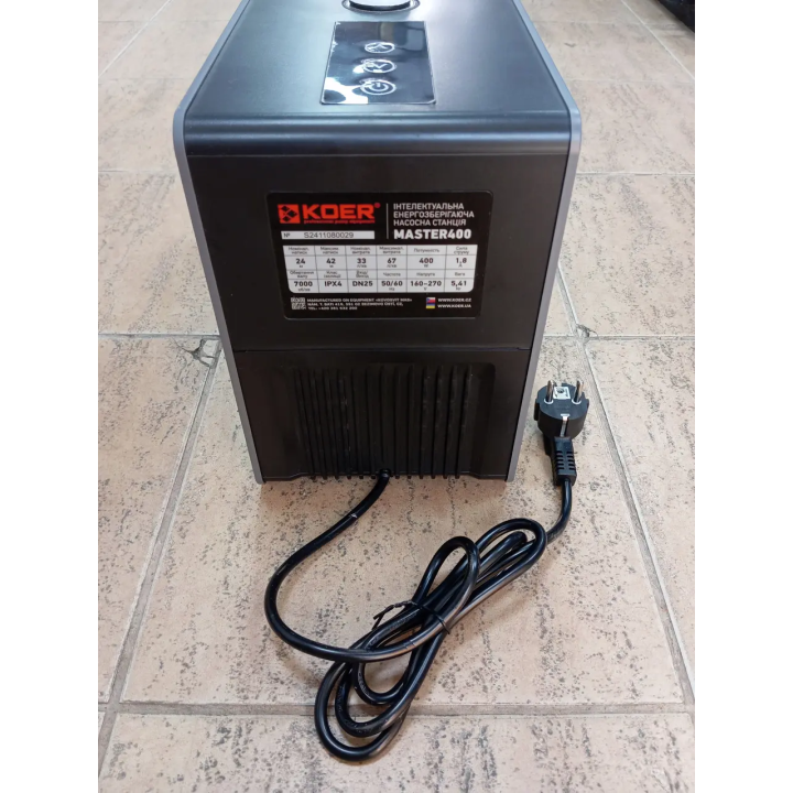 Насосна станція KOER MASTER 400 — Купити в Одесі, ціна