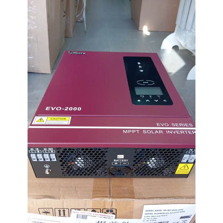 Гібридний інвертор ANERN SCI-EVO 2000VA (1600 Вт) 12В з WiFi купити — Santeh-Kompaniya