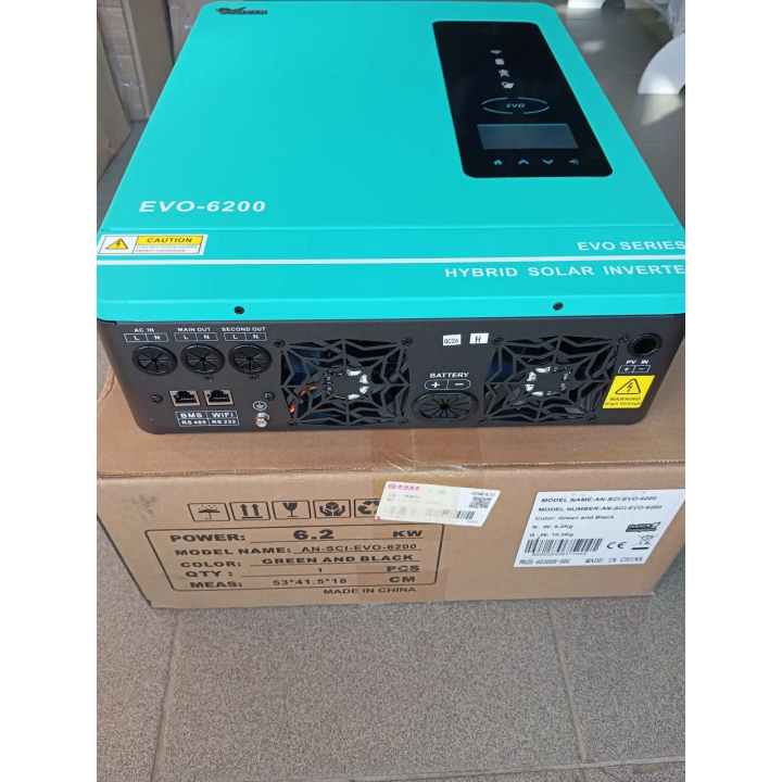 Гибридный инвертор ИБП ANERN SCI-EVO 6500VA (6200 Вт) 100A с Wi-Fi — купить по выгодной цене в Santeh-Kompaniya