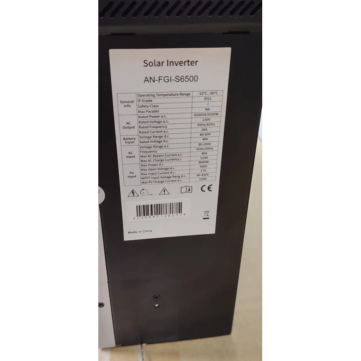 Гібридний інвертор Anern 48V 6500W AN-FGI-S6500 купити в Santeh-Kompaniya