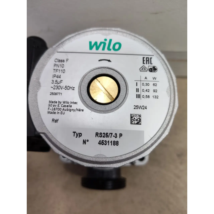 Циркуляционный насос Wilo RS 25/7-3-P — купить в Santeh-Kompaniya