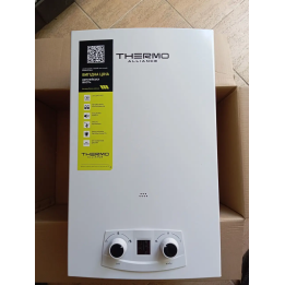 Дымоходная газовая колонка Thermo Alliance JSD20-10QB EURO с жидкокристаллическим дисплеем для подогрева воды.
