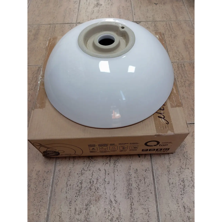 Настольный умывальник Qtap Owl WHI 415/F008 — Купить в Santeh-Kompaniya
