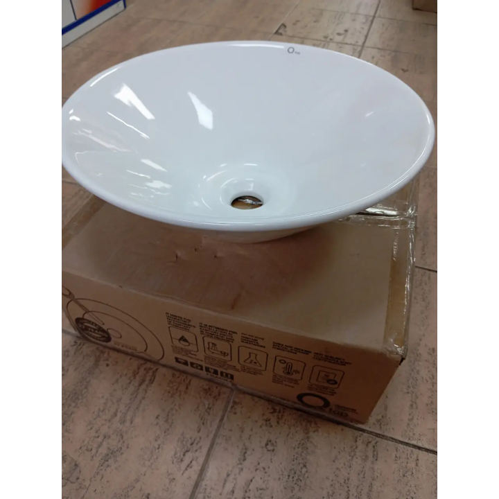 Купити Умивальник настільний QT Amazon WHI 4037/F008 — Ціна, Відгуки | Santeh-Kompaniya