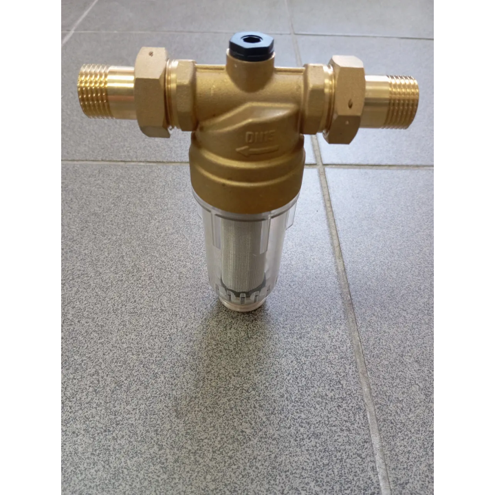 Самоочисний фільтр Hazer HPF-108 1/2" з манометром — купити в Santeh-Kompaniya